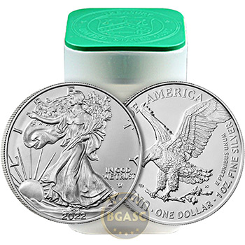 Mint Sealed Monster Box of 2022 1 oz American Silver Eagles 500 Bullion Coins BU - Image