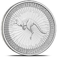 2022 Australian 1 oz Silver Kangaroo .9999 Fine Brilliant Uncirculated