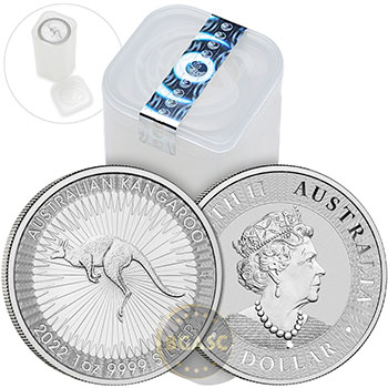 Mint Sealed Mini Monster Box of 2021 Australian 1 oz Silver Kangaroo .9999 Fine BU - Image