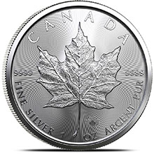 2022 1 oz Silver Canadian Maple Leaf Bullion Coin .9999 Fine Brilliant Uncirculated