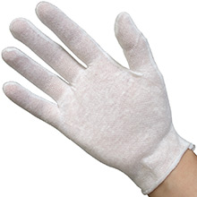 Cotton Inspection Gloves - White 9 (1 Single Glove)