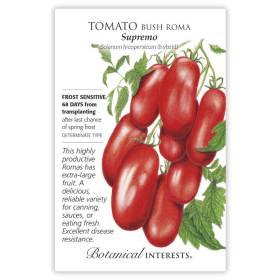 Supremo Bush Roma Tomato Seeds view 3