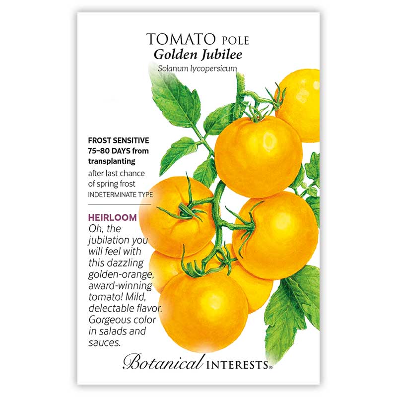 Golden Jubilee Pole Tomato Seeds view 3