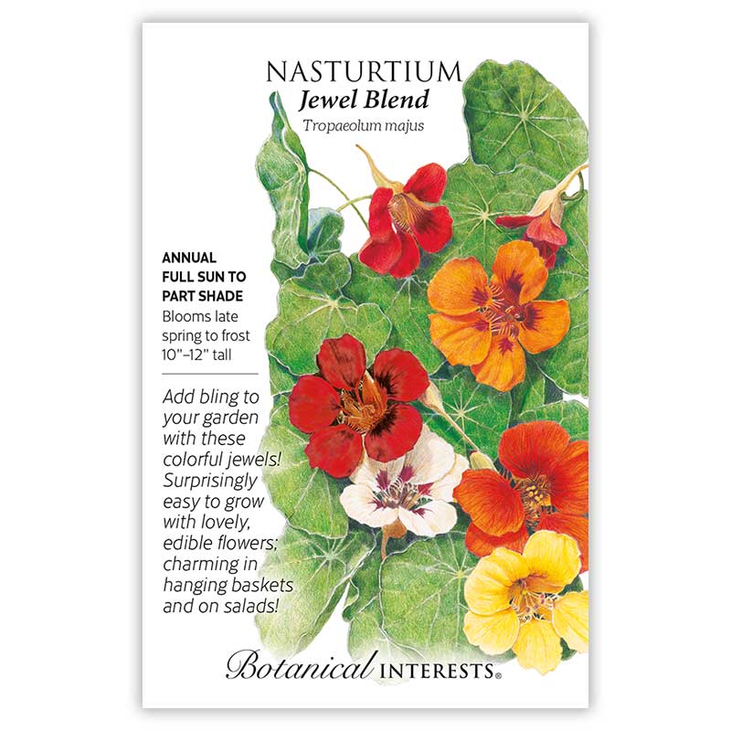 Jewel Blend Nasturtium Seeds      view 3