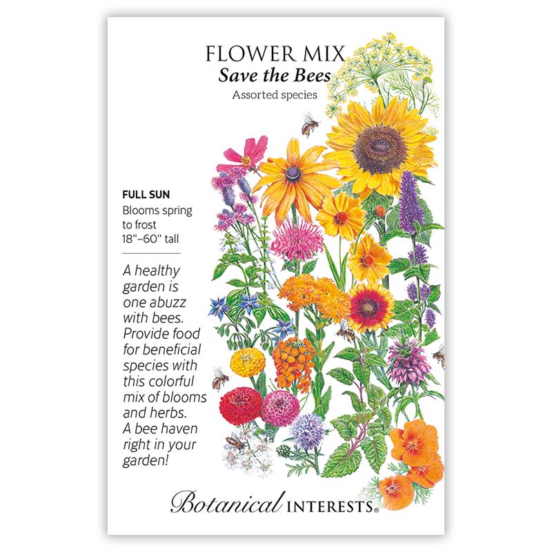 Save the Bees Flower Mix Seeds    view 2