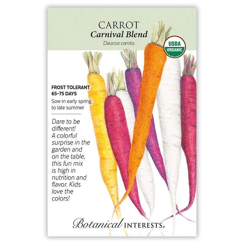 Carnival Blend Carrot Seeds      view 3