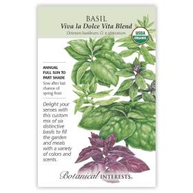 Purple&Red&Green SeedsUP Herb Mix 700+ Indoor Basil Viva Dolce Vita