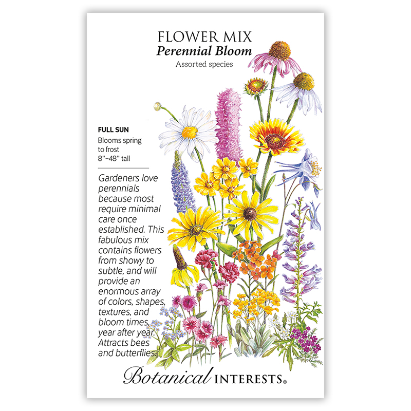 Perennial Bloom Flower Mix Seeds     view 2