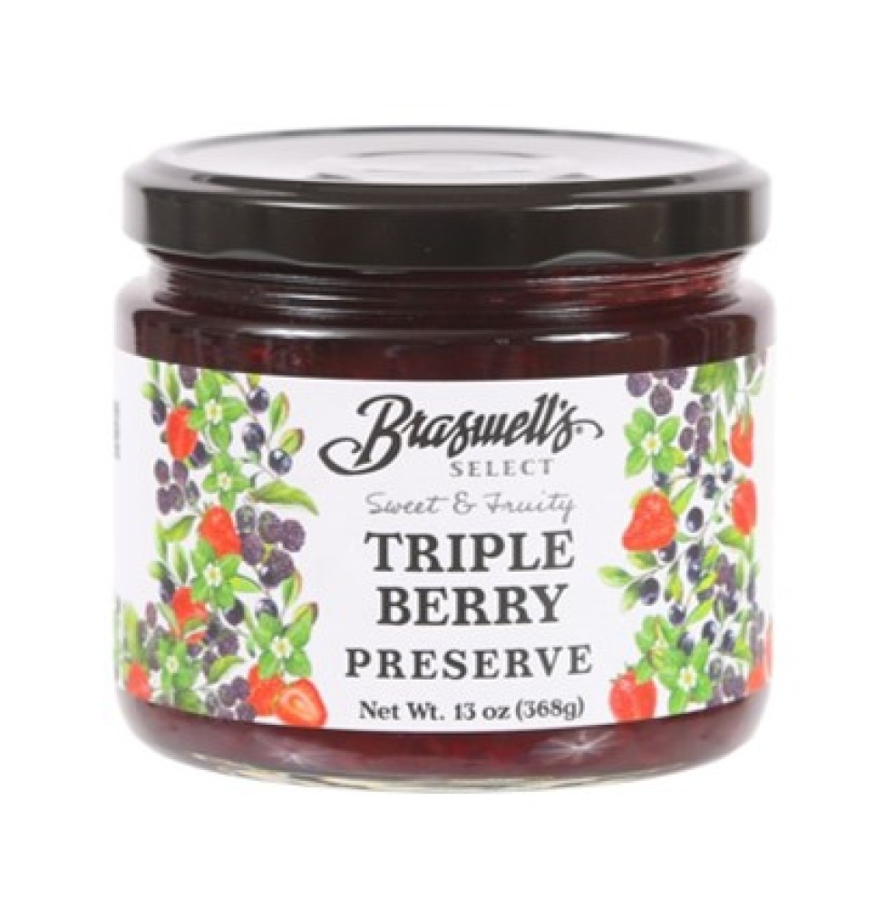 Braswell's Select Triple Berry Preserve 13 oz
