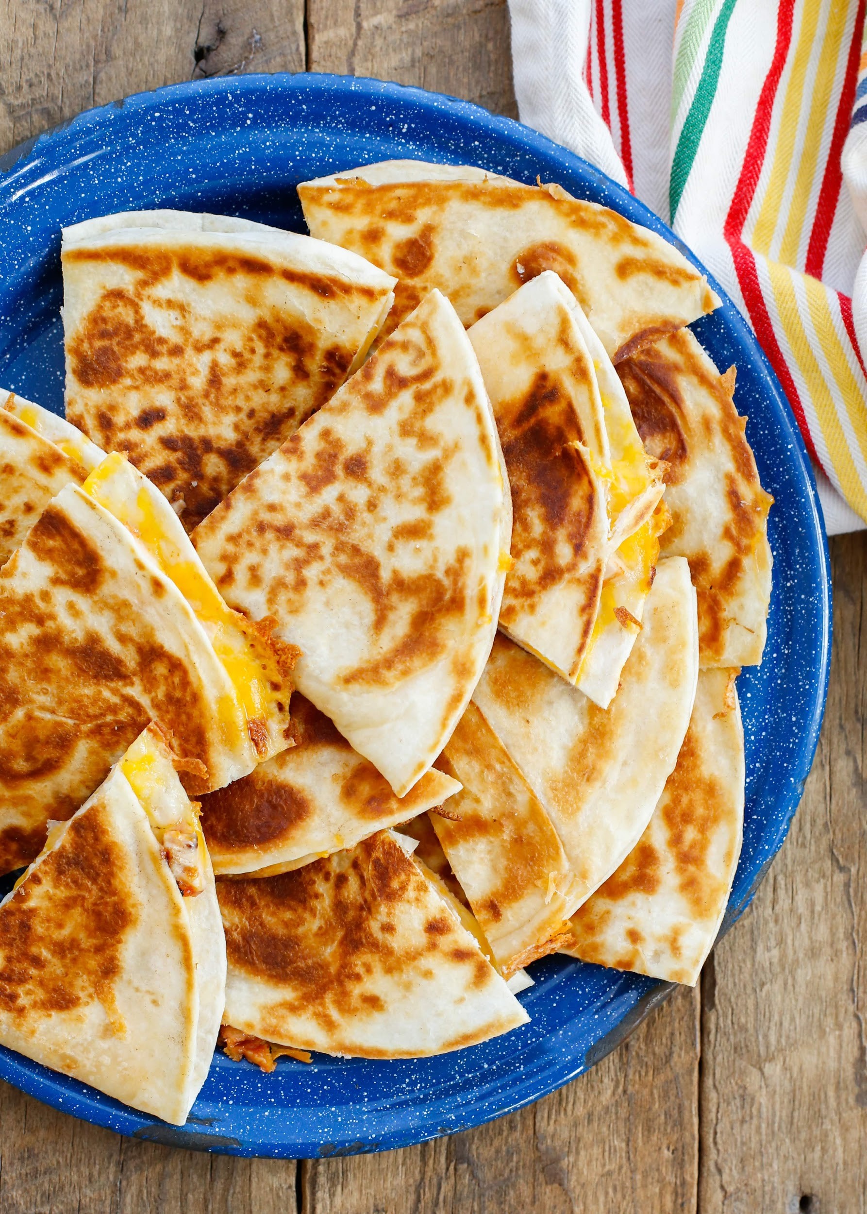 Truffle Mustard Chicken Quesadilla 