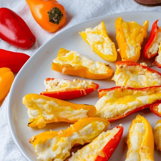 Stuffed Bell Pepper Poppers 