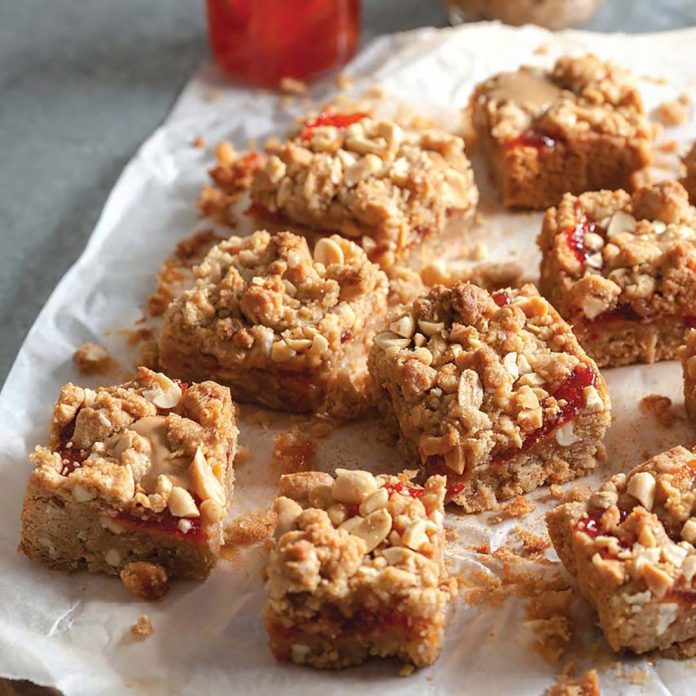 Peanut Butter and Pepper Jelly Bars - Taste of the South