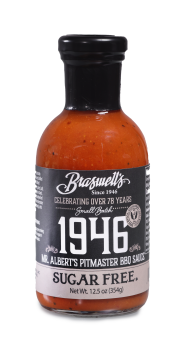 Braswell's Mr. Alberts Pitmaster  Sugar Free BBQ Sauce 12.5 oz