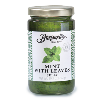 Mint Jelly with Leaves 10.5 oz