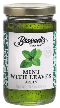 Mint Jelly with Leaves 10.5 oz