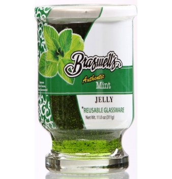 Mint Jelly with Leaves 11 oz (Reusable Glassware)