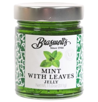 Mint Jelly with Leaves 11 oz 