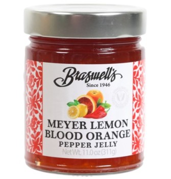 Meyer Lemon Blood Orange Pepper Jelly 11 oz 