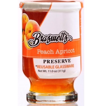 Peach Apricot Preserve 11 0z (Reusable Glassware)