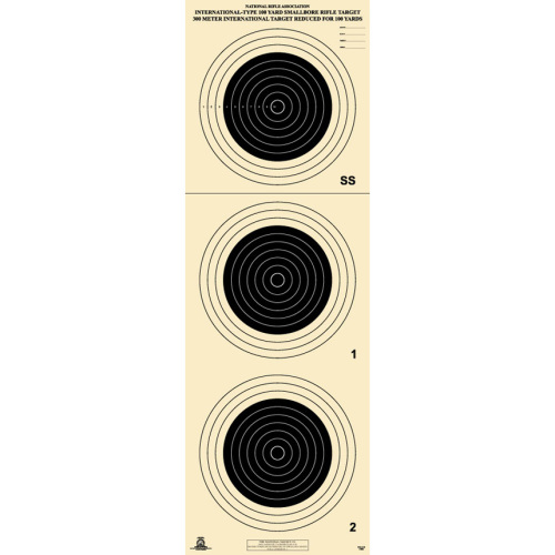 100yd Smallbore Rifle Target A-33