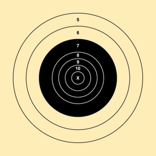 NRA 600 Yd High Power Rifle Target