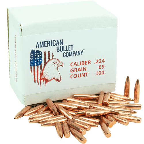 American Bullet Co. Practice Bullets .224 69 Gr HPBT