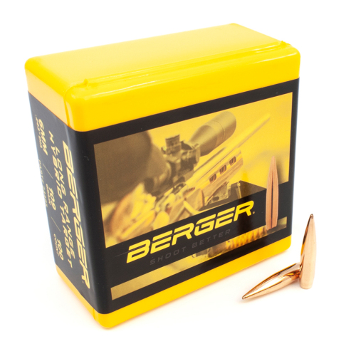 Berger 6mm 109 Gr LR Hybrid Target Bullet (500 CT)