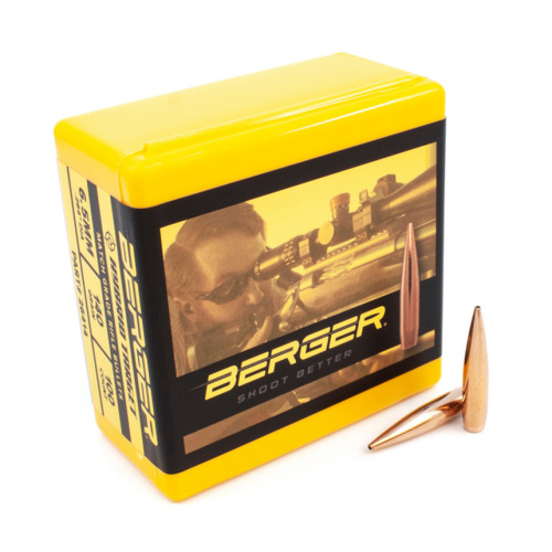 Berger 6.5mm 140 Gr Match Hybrid Target Bullets (500 Ct)