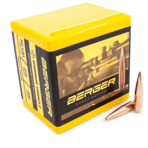 Berger 30 Cal 215 Gr Hybrid Target Bullets (250 Ct)