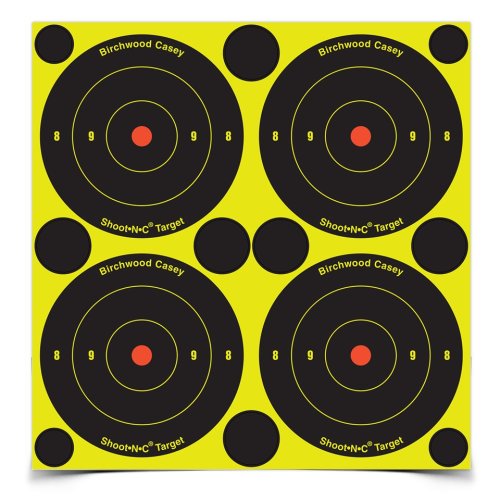 Shoot N C 3 Bull's-eye Target 12 Sheet