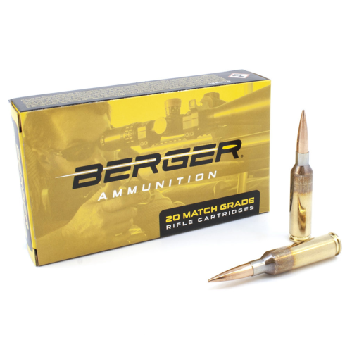 Berger 6mm Creedmoor 105 Gr Hybrid Target Ammunition