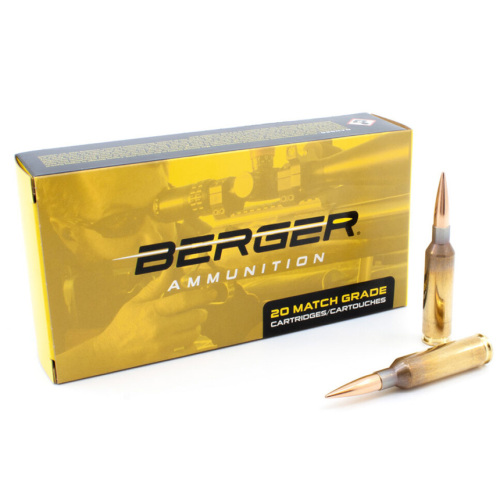 Berger 6mm Creedmoor 109 Gr LR Hybrid Target Ammunition