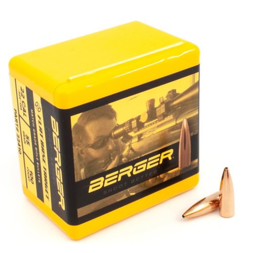 Berger 22 Cal 55 Gr FB Target Bullets (100 Ct)