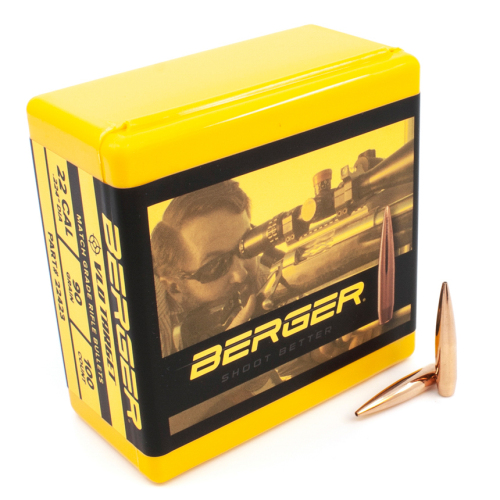 Berger 22 Cal 90 Gr VLD Bullets (100 Ct)