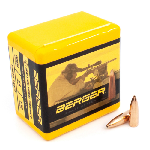 Berger 6mm 64 Gr BR Column Target Bullets (100 Ct)