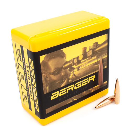 Berger 6mm 95 Gr VLD Target Bullets (100 Ct)