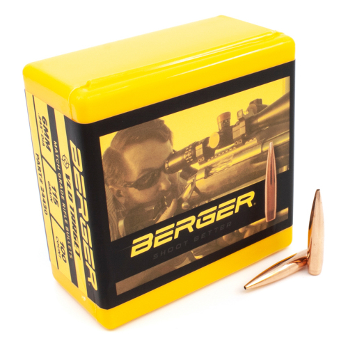 Berger 6mm 115 Gr VLD Target Bullets (100 Ct)