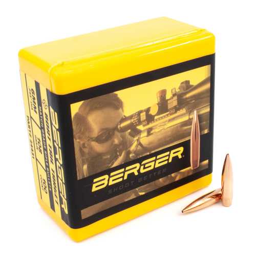 Berger 6mm 108 Gr BT Target Rifle Bullets (500 Ct)