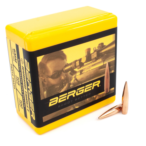 Berger 6mm 105 Gr Hybrid Target Bullets (500 Ct)