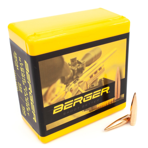 Berger .25 Cal 135 Gr LR Hybrid Target Bullets (500 Ct)