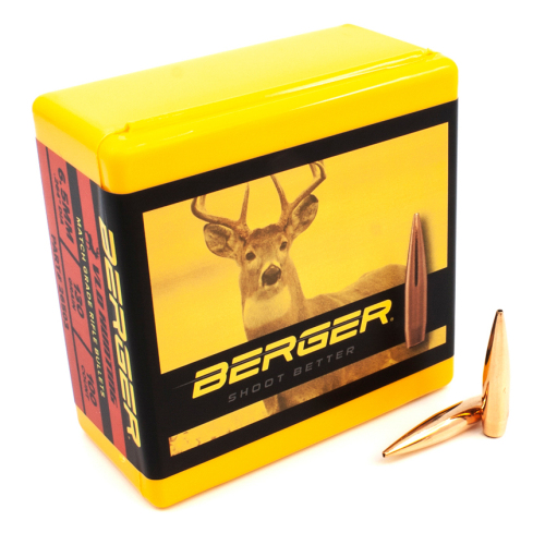 Berger 6.5mm 130 Gr Match VLD Hunting Bullets (100 Ct)