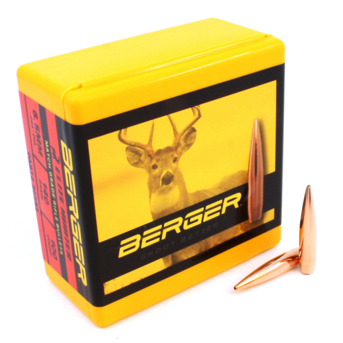 Berger 6.5mm 140 Gr Elite Hunter Bullets (100 Ct)