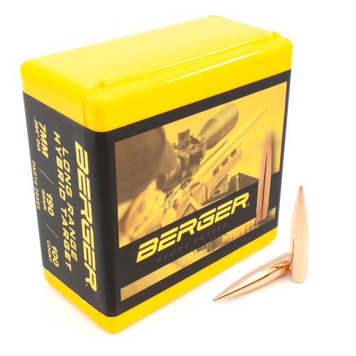 Berger 7mm 190 Gr LR Hybrid Target Bullets