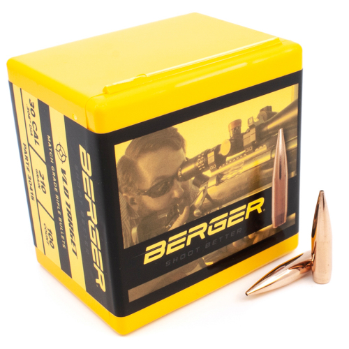 Berger 30 Cal 210 Gr VLD Hunting Bullets (100 Ct)