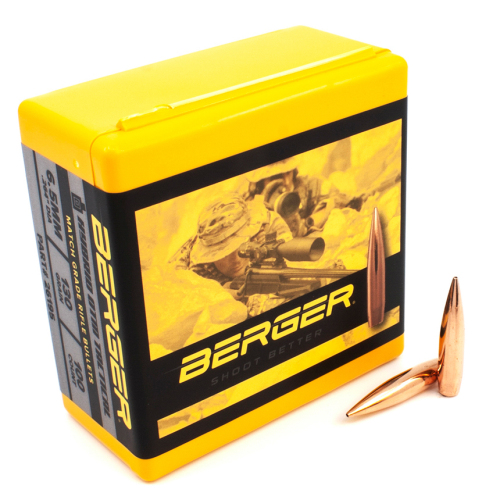 Berger 6.5mm 130 Gr AR Hybrid OTM Tactical Bullets (100 Ct)