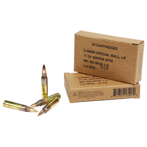 Black Hills MK262 5.56 77 Gr MK Ammunition (20 Ct)