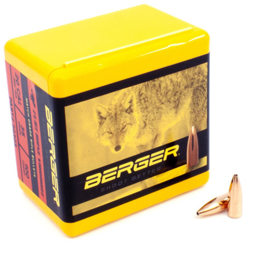 Berger 22 Cal 35 Gr FB Varmint Bullets (100 Ct)