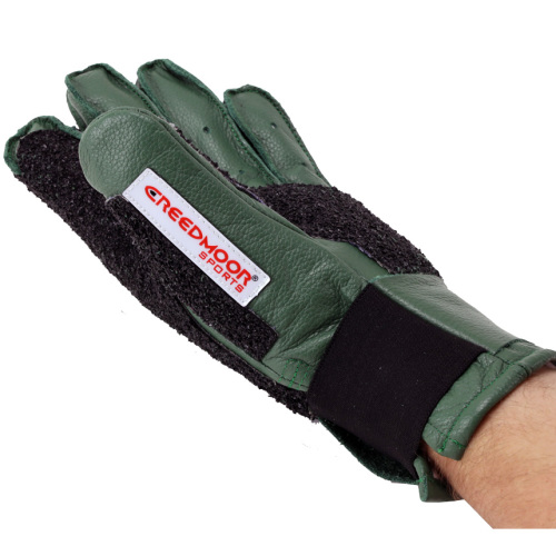 Creedmoor Sports Green Leather Full Finger With Top Grip