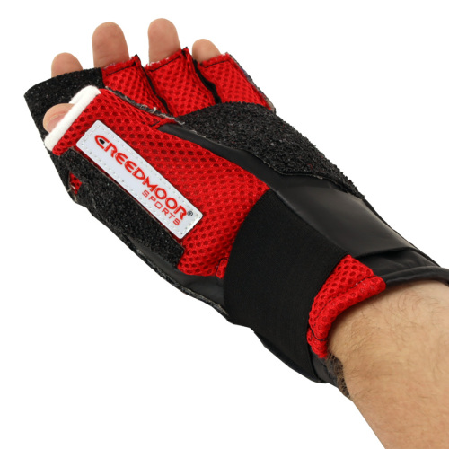 Creedmoor Sports Red M2 Mesh Open Finger With Top Grip