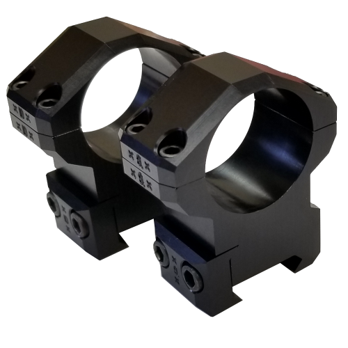 Kelbly's 30mm Picatinny Tall Anodized Finish Scope Rings